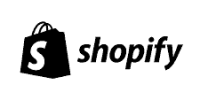 Shopify Logo BW